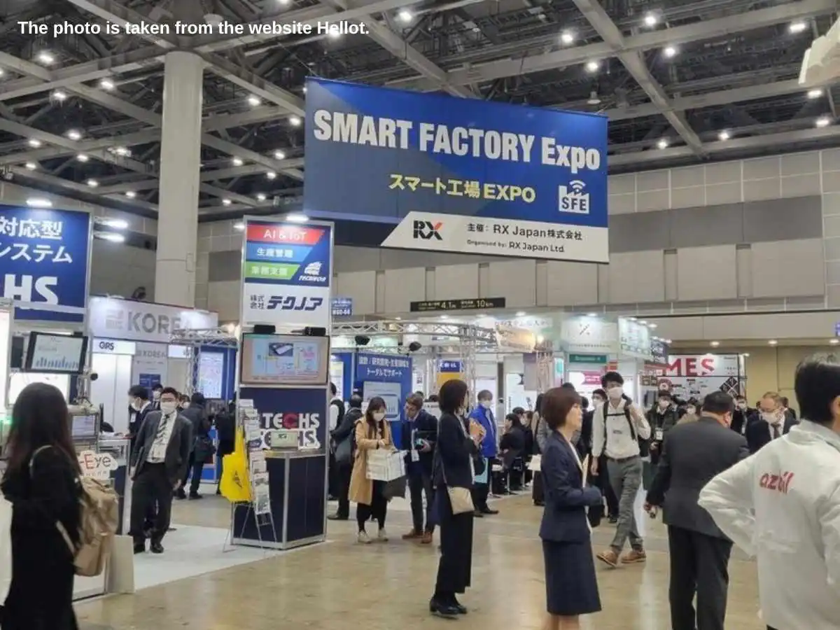 Smart Factory Expo  2026 in Tokyo Big Sight with automation demo zones and technical meeting space