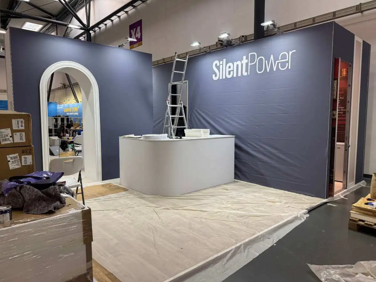 Targi Kielce build-up in Kielce with on-site coordination for exhibition stand installation