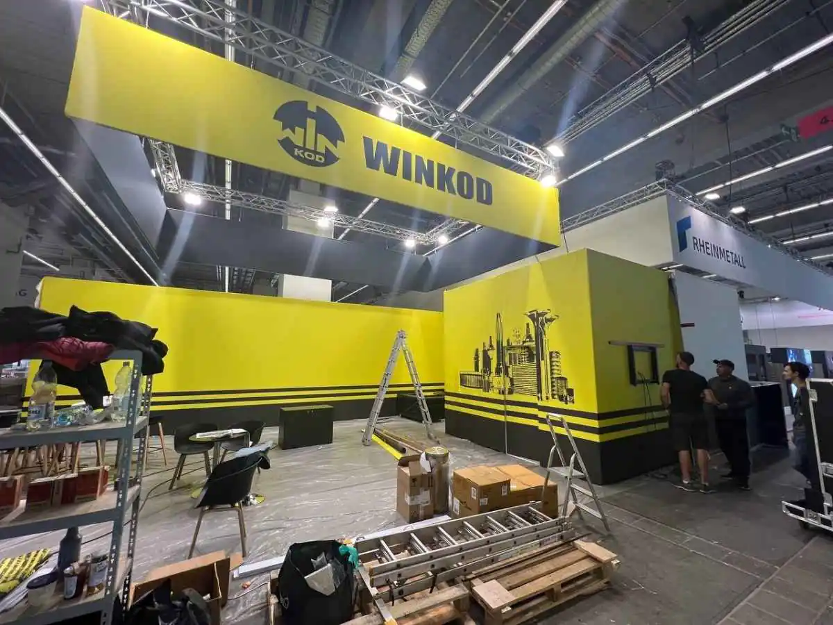 Messe Stuttgart build-up for Sudback  2026 with logistics support from a booth builder in Stuttgart