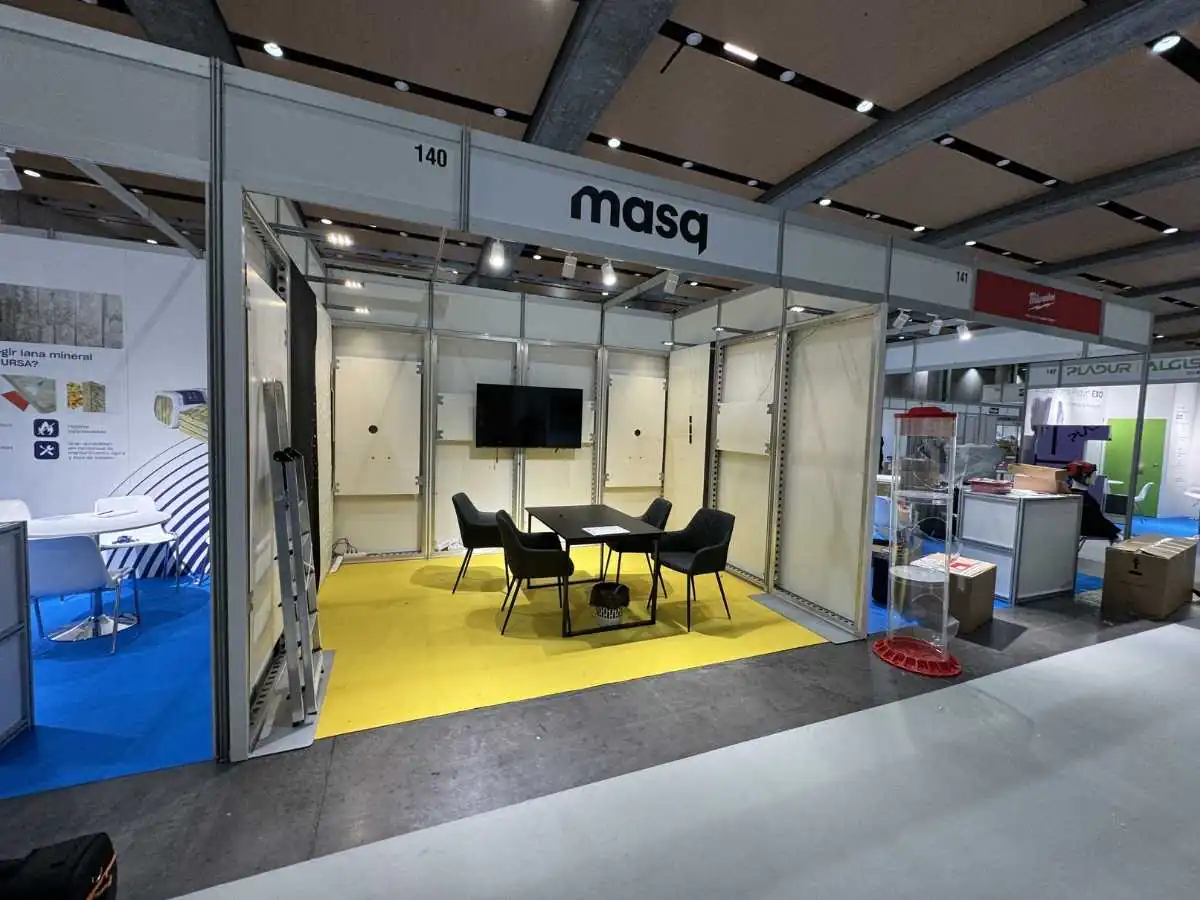 Messe Düsseldorf build-up for Thermprocess  2027 with on-site coordination by an exhibition stand builder in Dusseldorf