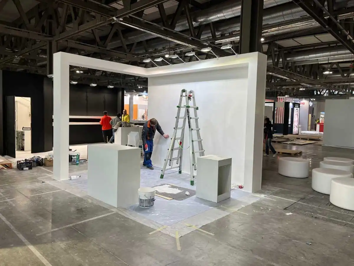 Tokyo Big Sight in Tokyo with stand installation and on-site coordination by an exhibition stand builder
