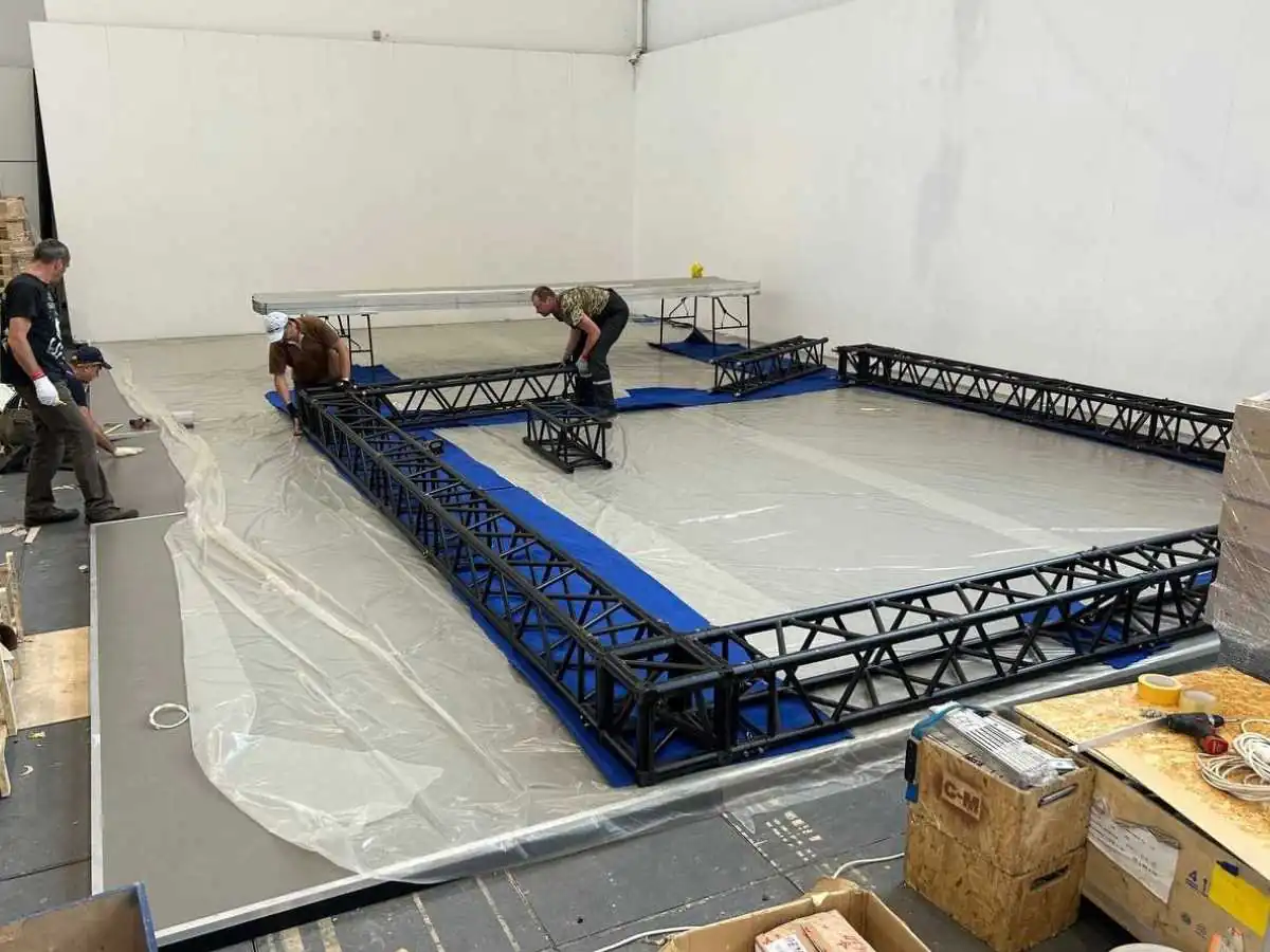 Five Points Nashville stand installation with on-site coordination by an exhibition stand builder in Nashville