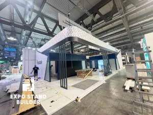 CONSTRUCTION OF AN EXHIBITION STAND FOR SOCAR AT THE GASTECH EXHIBITION 141