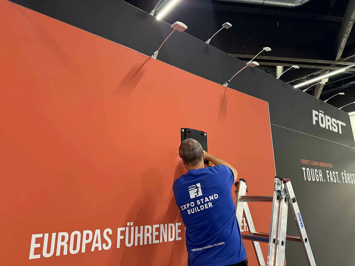 Thringen Ausstellung  2027 stand in Germany with meeting zone and marine display