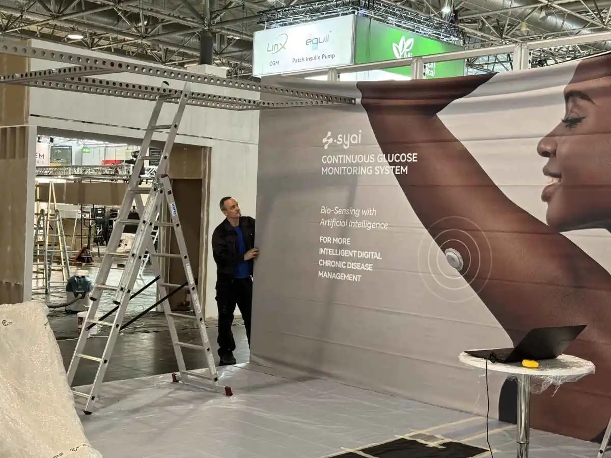 Messe München build-up in Munich by an exhibition stand builder in Munich with transport and dismantling coordination
