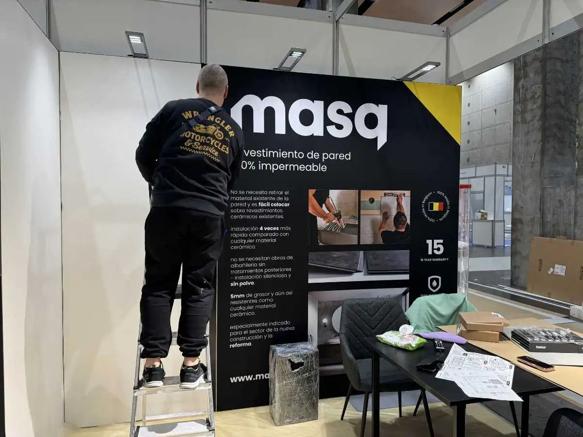 Messe Stuttgart build-up in Stuttgart by a booth builder in Stuttgart with installation and logistics coordination
