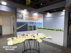 CONSTRUCTION OF A TAILOR-MADE EXHIBITION STAND FOR THE “REBUILD UKRAINE 2024” TRADE FAIR 40