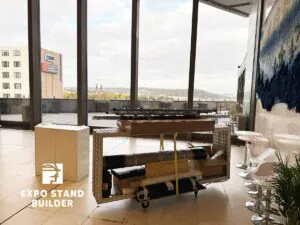 MODULAR EXHIBITION STAND FOR THE EANO EXHIBITION IN PRAGUE 40 MODULAR EXHIBITION STAND FOR THE EANO EXHIBITION IN PRAGUE 40